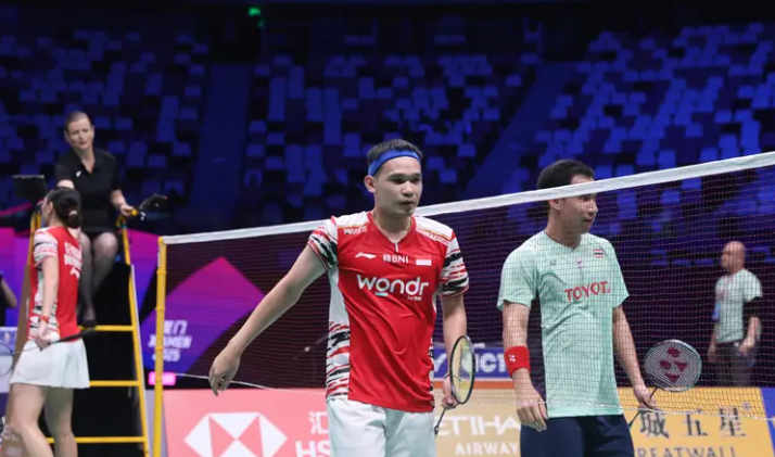 Piala Sudirman 2025: Rinov/Gloria Kandas, Indonesia Tertinggal 0-1 dari Thailand