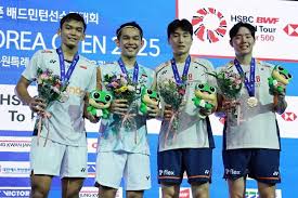 Peringkat Fajar/Fikri Melonjak 15 Tingkat Usai Jadi Runner-up Korea Open 2025